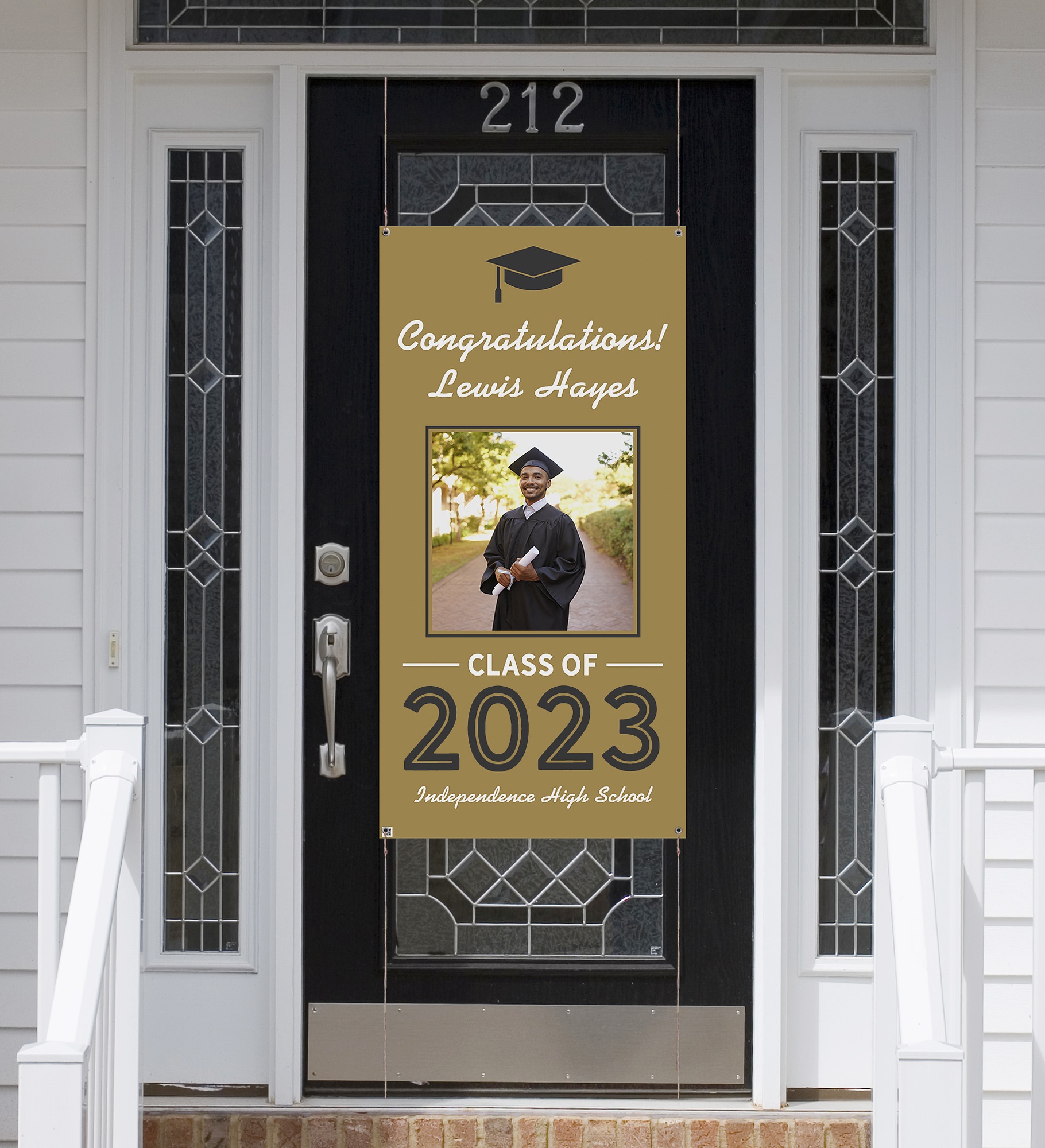 Graduating Class Of Personalized Photo Door Banner